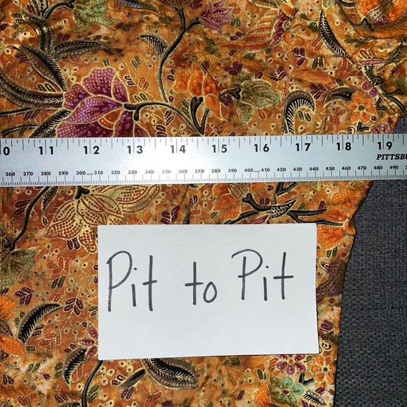 Vintage NWT Paul Ropp Batik Jacket & Tunic Top Set Corset Back Boho Festival S M - Picture 11 of 13